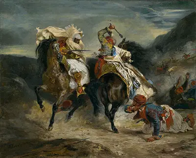 Combat between the Giaour and the Pasha Eugene Delacroix